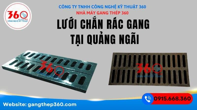 Lưới chắn rác gang tại Quảng Ngãi