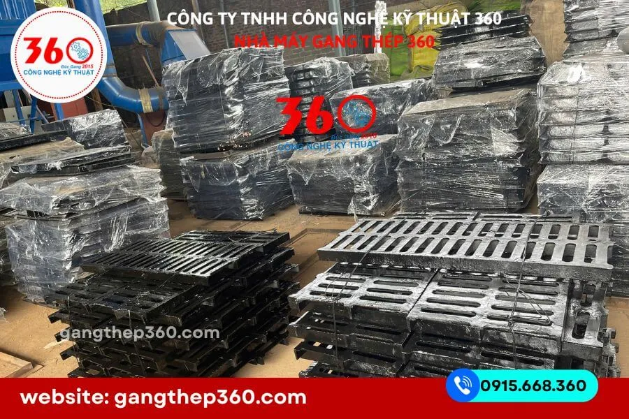 Lưới chắn rác gang tại Thái Bình