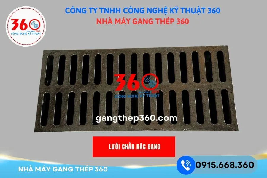 Lưới chắn rác gang tại Tuyên Quang