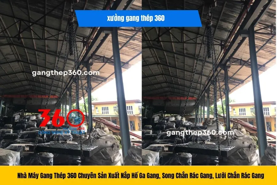 Nắp hố ga gang ngăn mùi 900x900