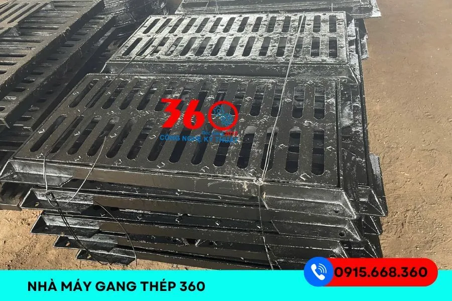 Song chắn rác gang 12.5 tấn