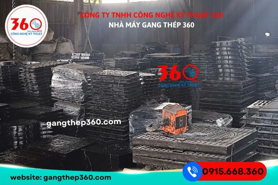 Song chắn rác gang 12.5 tấn