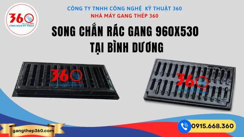 Song chắn rác gang 960x530 tại Bình Dương