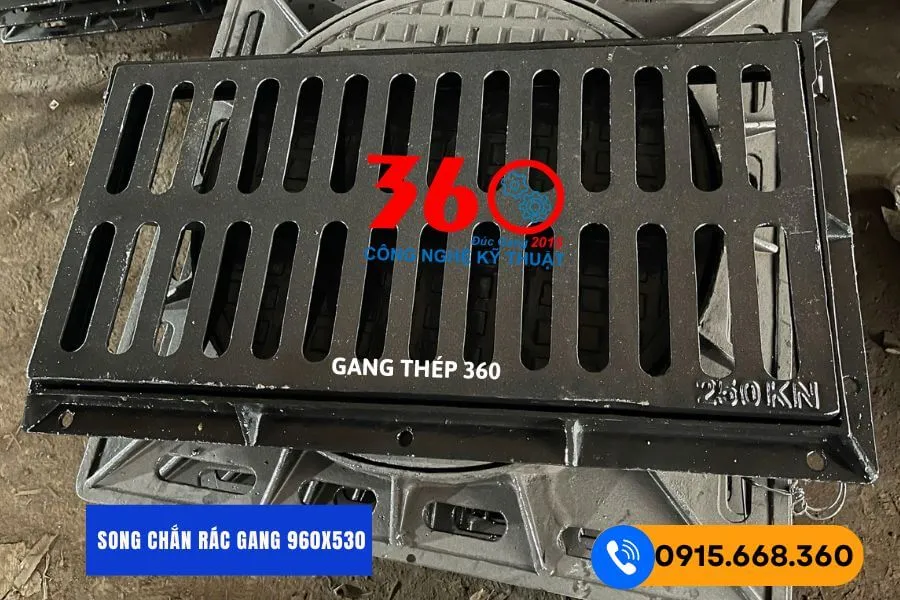 Song chắn rác gang 960x530 tại Đồng Nai