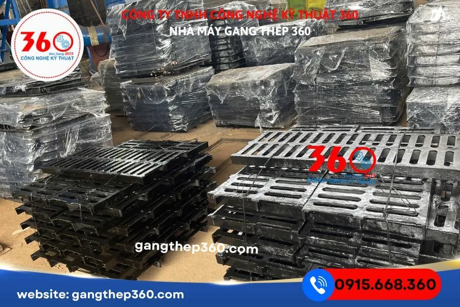 Song chắn rác gang 12.5 tấn
