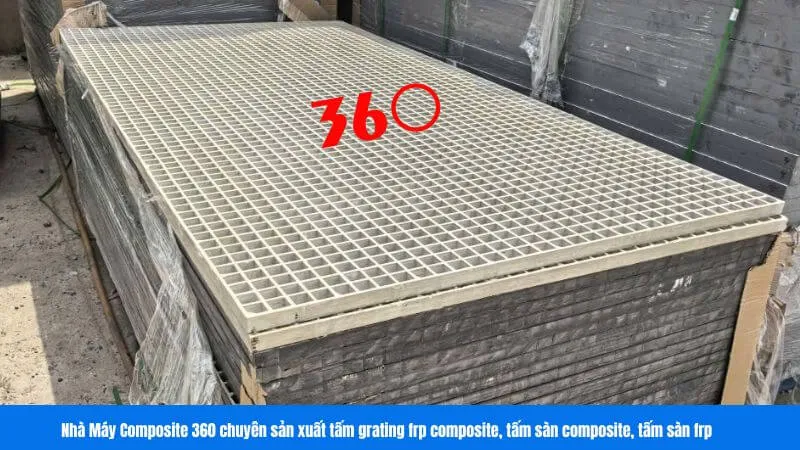 Tấm grating frp composite 1220x2440x38