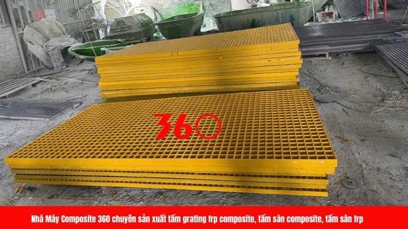 Tấm grating frp composite 1220x2440x50