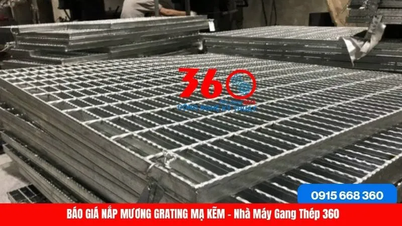 Báo giá nắp mương grating mạ kẽm