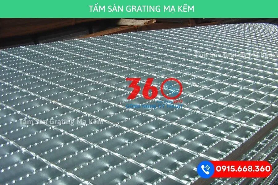Báo giá tấm sàn grating mạ kẽm