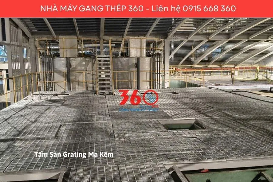 Báo giá tấm sàn grating mạ kẽm