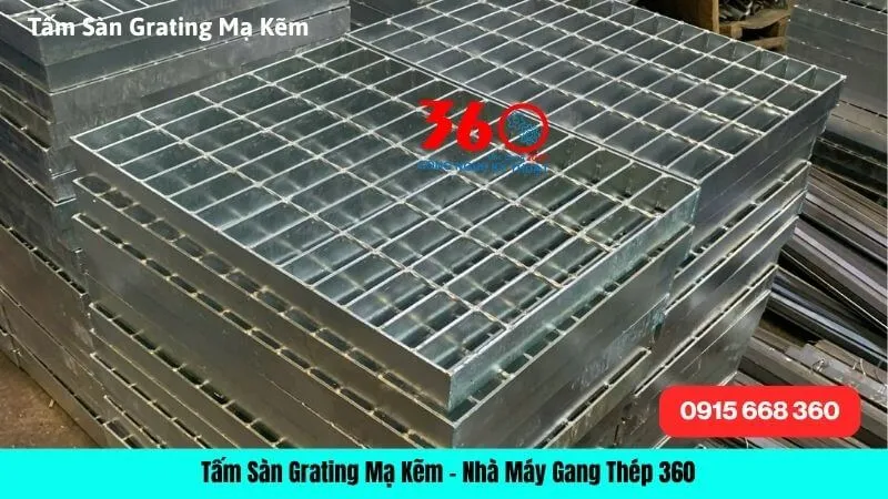 Báo giá tấm sàn grating mạ kẽm