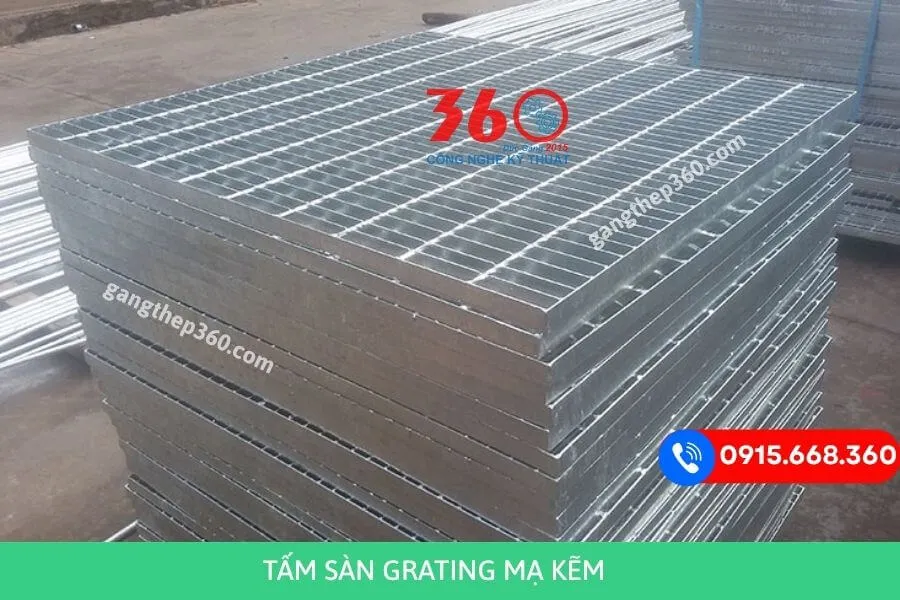 Báo giá tấm sàn grating mạ kẽm