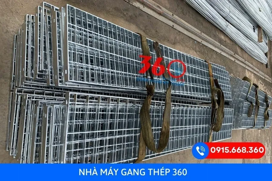 Nắp mương grating mạ kẽm 1000x200