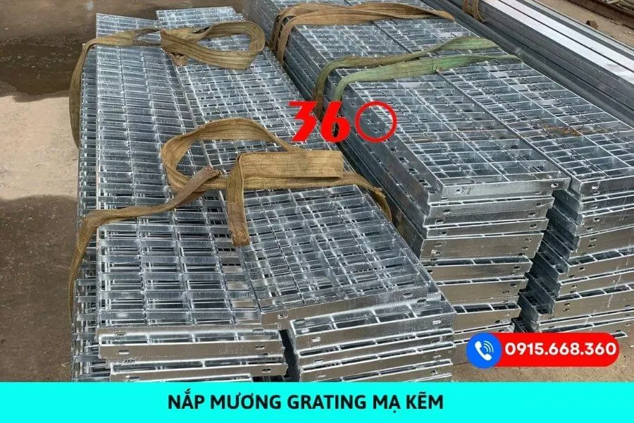 Nắp mương grating mạ kẽm 1000x300