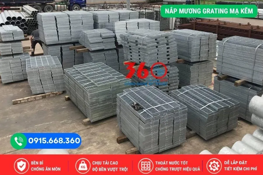 Nắp mương grating mạ kẽm