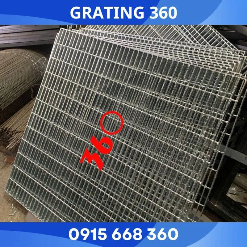 Tấm sàn grating mạ kẽm 1000x1000
