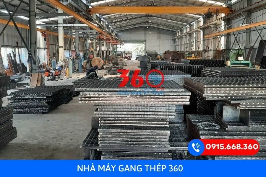 Tấm sàn grating mạ kẽm 1220x2440