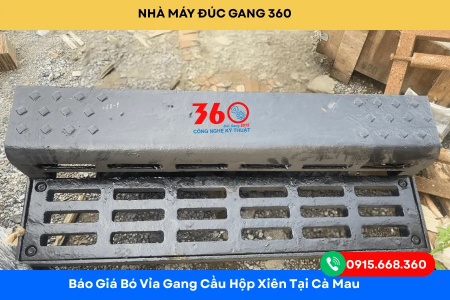 Báo giá bó vỉa gang cầu hộp xiên tại Cà Mau
