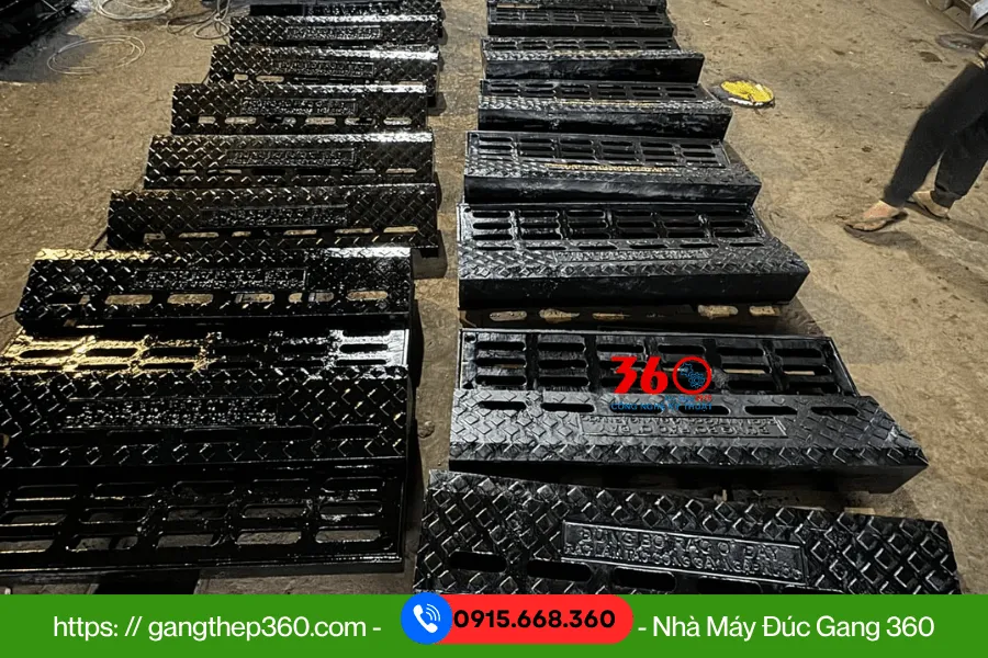 Báo giá bó vỉa gang cầu hộp xiên tại Cà Mau
