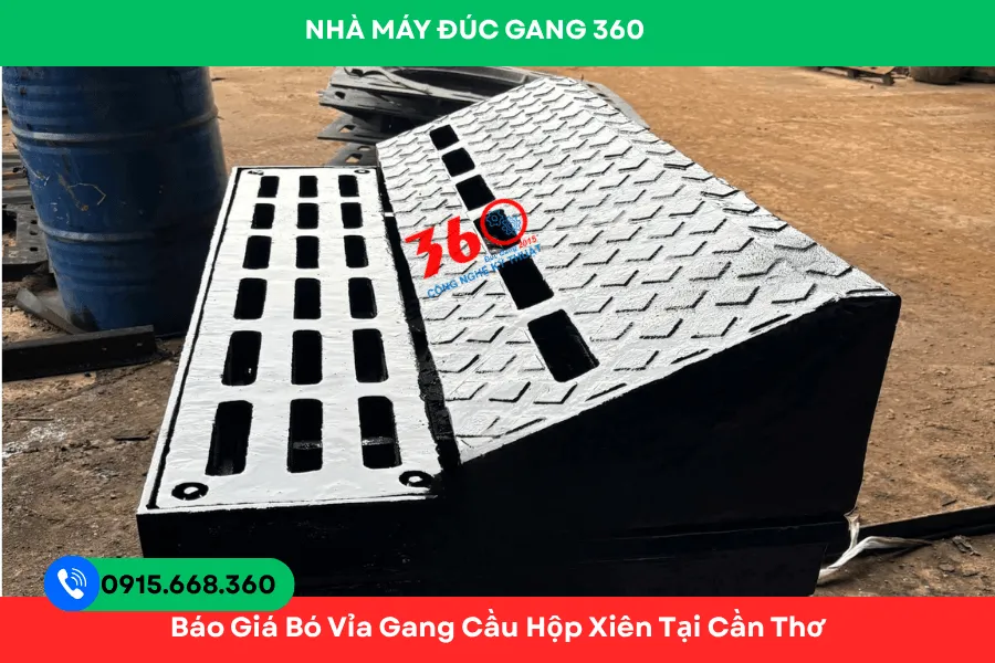 Báo giá bó vỉa gang cầu hộp xiên tại Cần Thơ