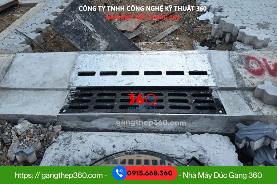 Báo giá bó vỉa gang cầu hộp xiên tại Long An