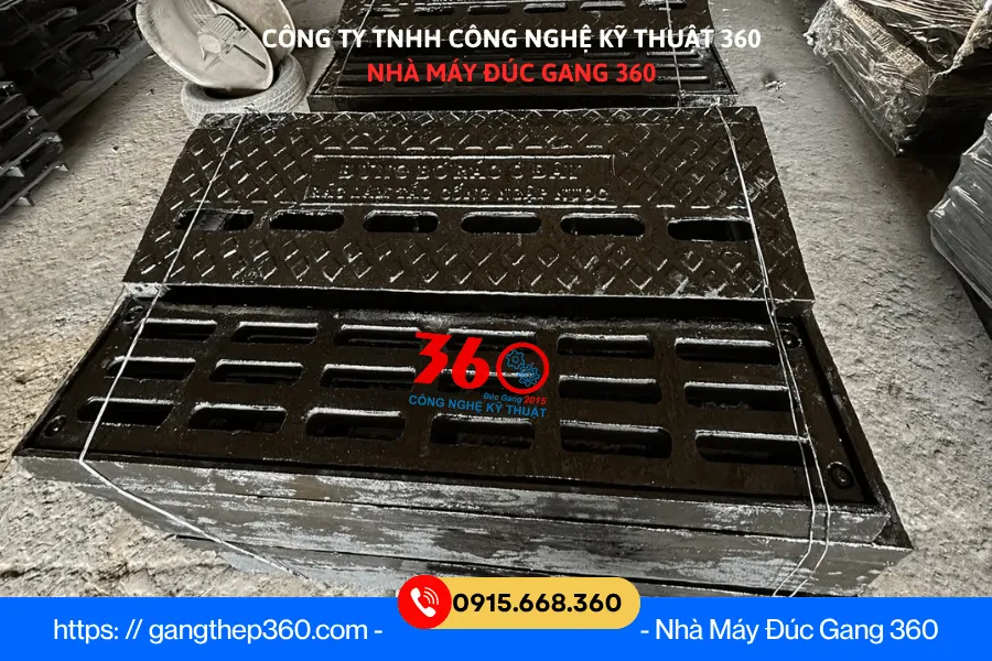 Bó vỉa gang cầu hộp xiên tại Nha Trang