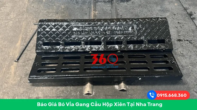 Báo giá bó vỉa gang cầu hộp xiên tại Nha Trang