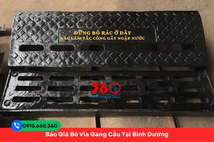 Báo giá bó vỉa gang cầu tại Bình Dương