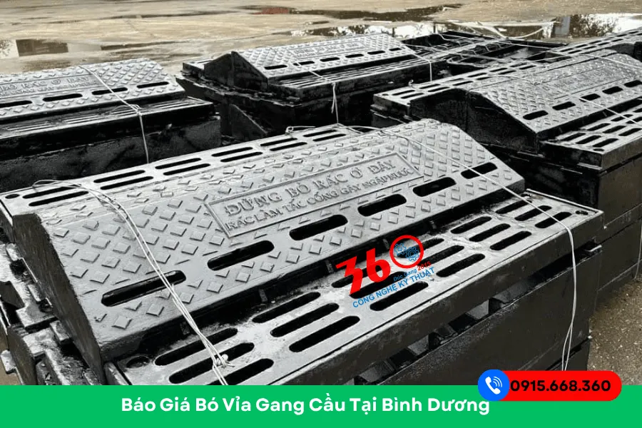 Báo giá bó vỉa gang cầu tại Bình Dương