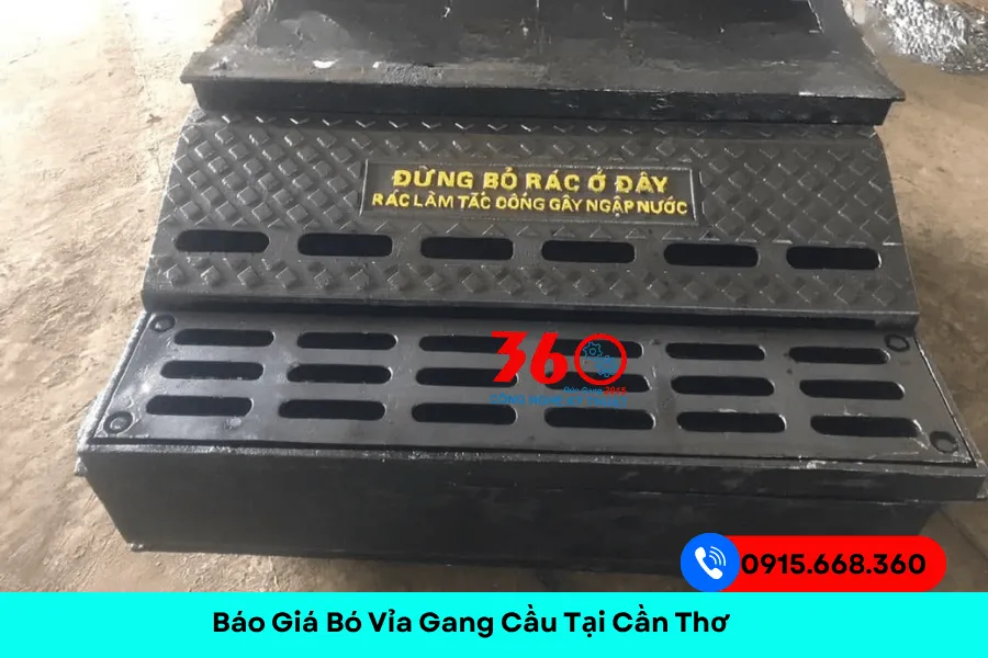 Báo giá bó vỉa gang cầu tại Cần Thơ