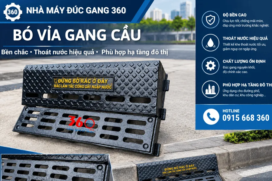 Báo giá bó vỉa gang cầu tại Đồng Nai