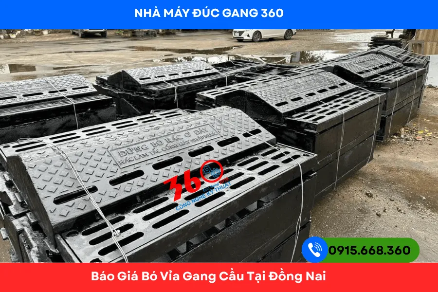 Báo giá bó vỉa gang cầu tại Đồng Nai