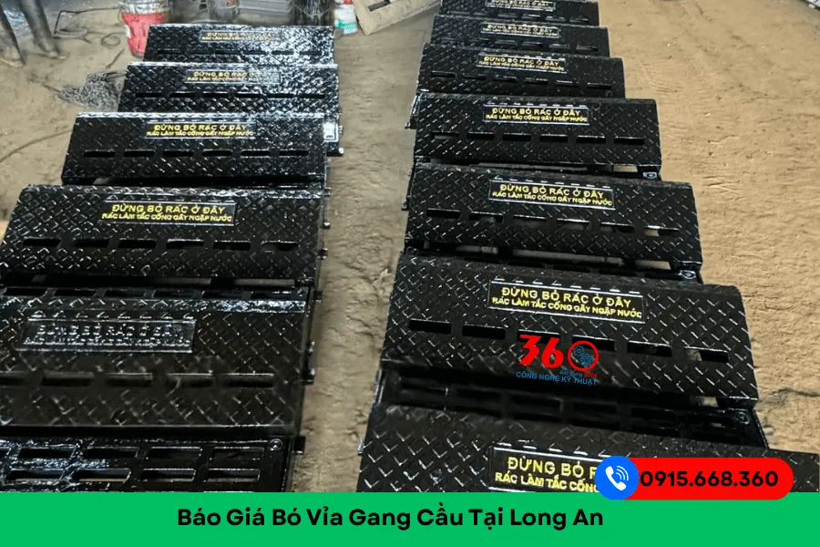 Báo giá bó vỉa gang cầu tại Long An