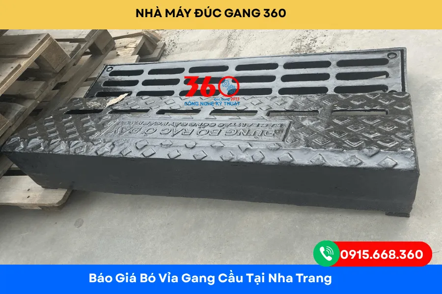 Bó vỉa gang cầu tại Nha Trang