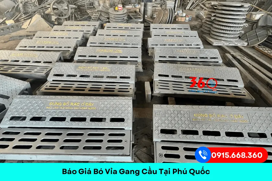 Báo giá bó vỉa gang cầu tại Phú Quốc