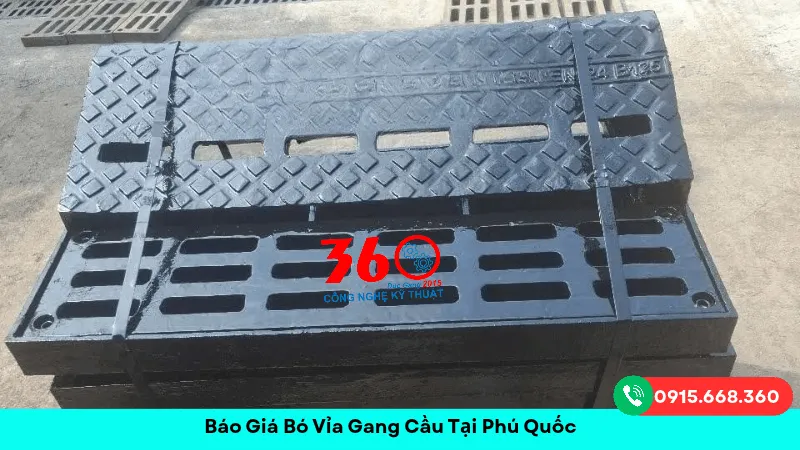 Bó vỉa gang cầu tại Phú Quốc
