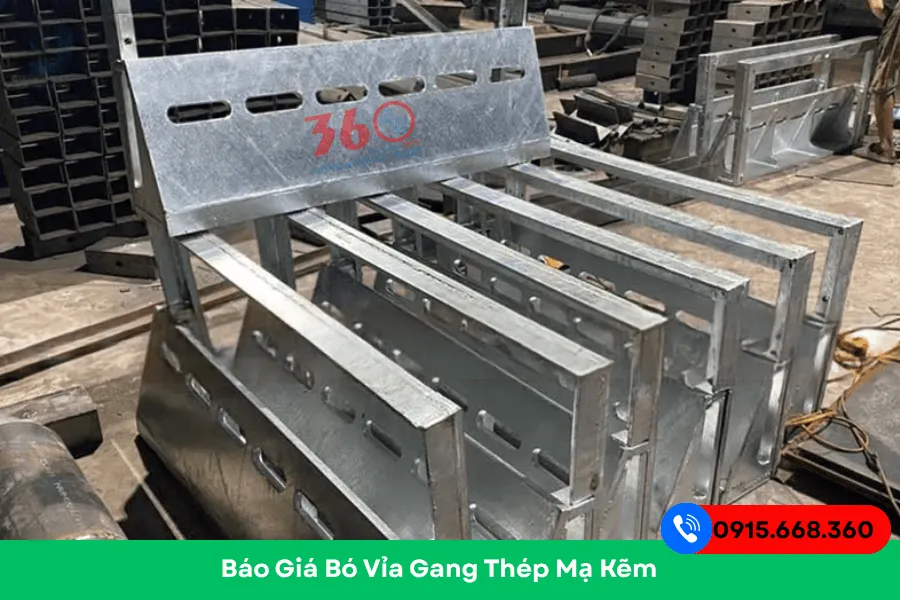 Bó vỉa gang thép mạ kẽm