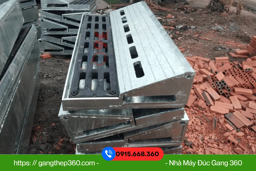 Bó vỉa gang thép mạ kẽm
