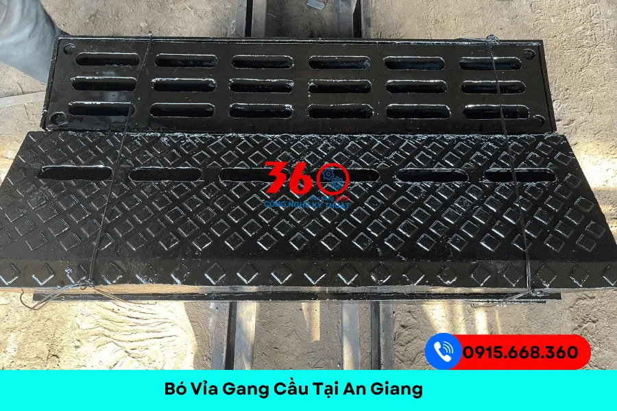 Bó vỉa gang cầu tại An Giang