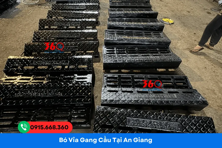 Bó vỉa gang cầu tại An Giang