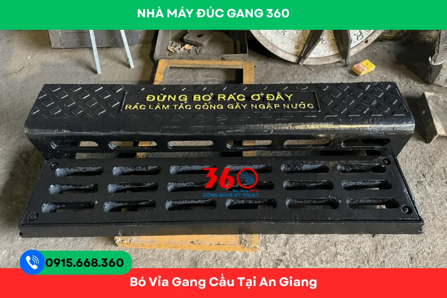 Bó vỉa gang cầu tại An Giang