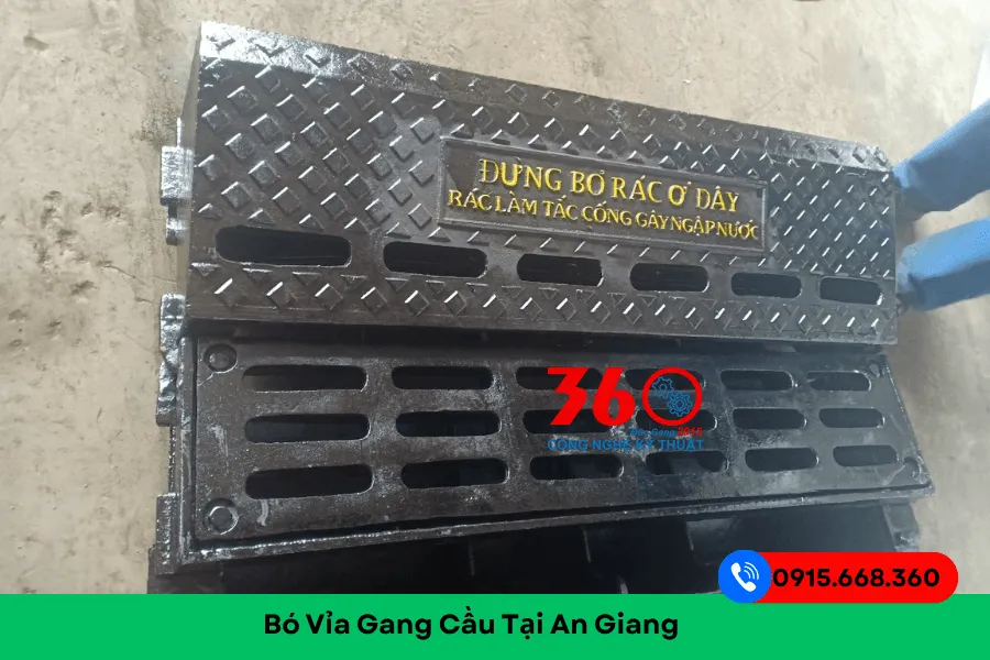 Bó vỉa gang cầu tại An Giang