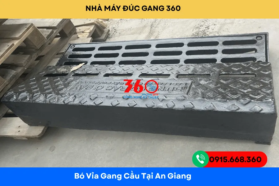 Bó vỉa gang cầu tại An Giang