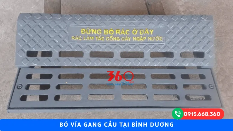 Bó vỉa gang cầu tại Bình Dương