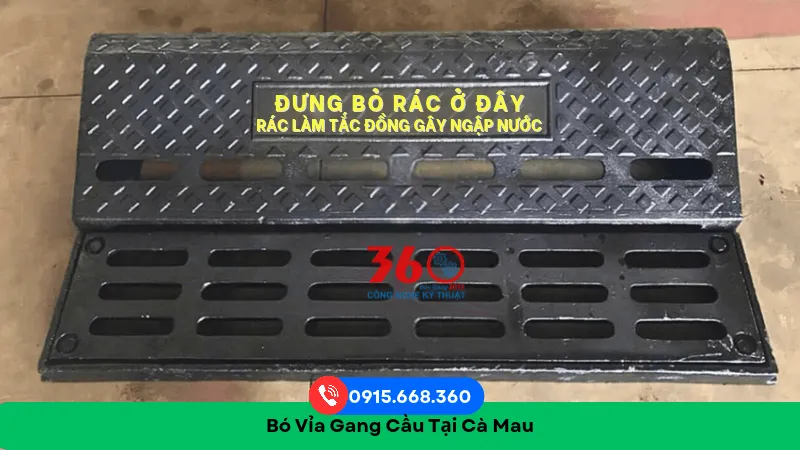 Bó vỉa gang cầu tại Cà Mau