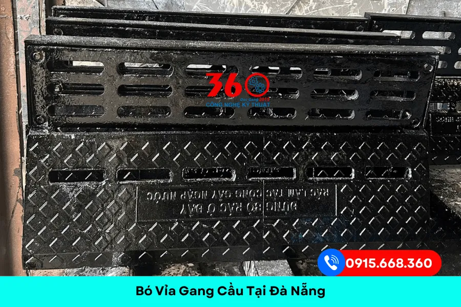 Bó vỉa gang cầu tại Đà Nẵng