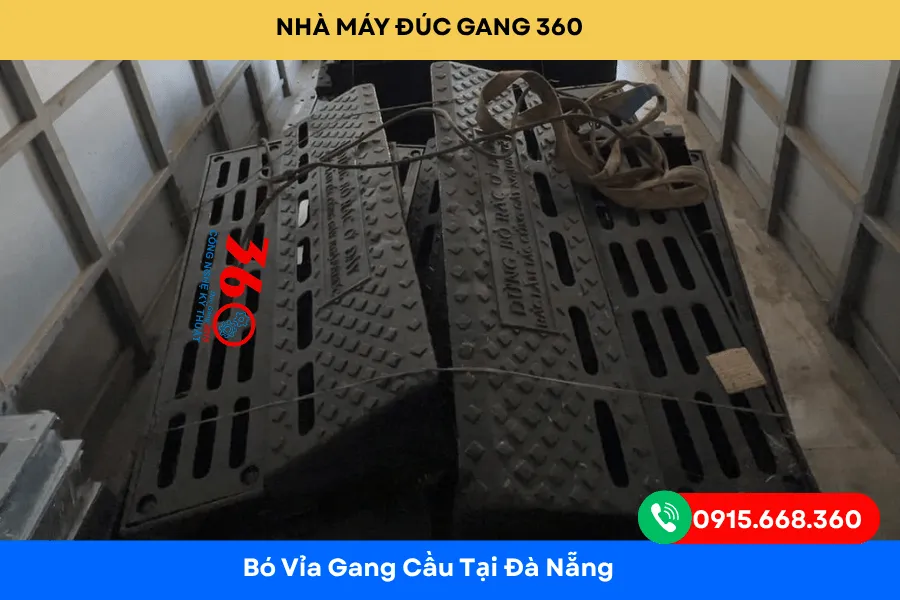 Bó vỉa gang cầu tại Đà Nẵng