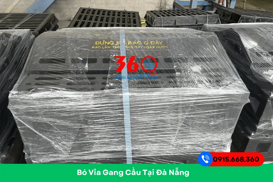 Bó vỉa gang cầu tại Đà Nẵng
