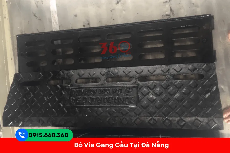 Bó vỉa gang cầu tại Đà Nẵng