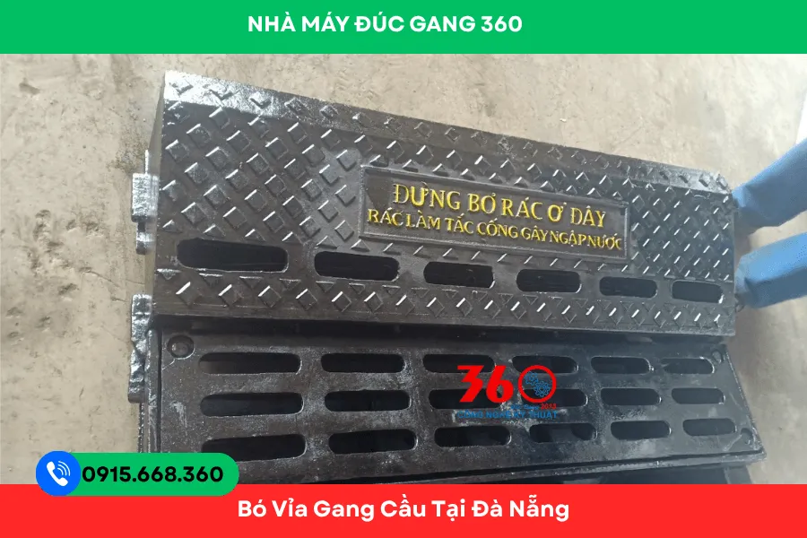 Bó vỉa gang cầu tại Đà Nẵng